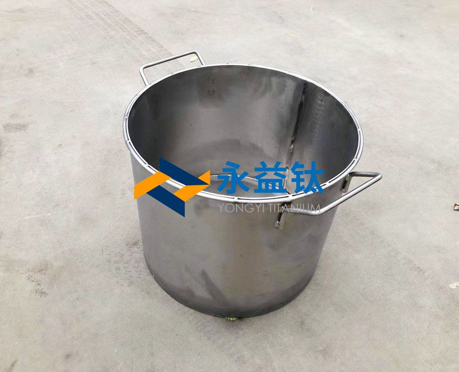定制TA1/TA/TA9金银煮水钛桶 煮黄水钛桶 钛异形桶